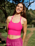 Spacedye™ Slim Racerback Cropped Tank