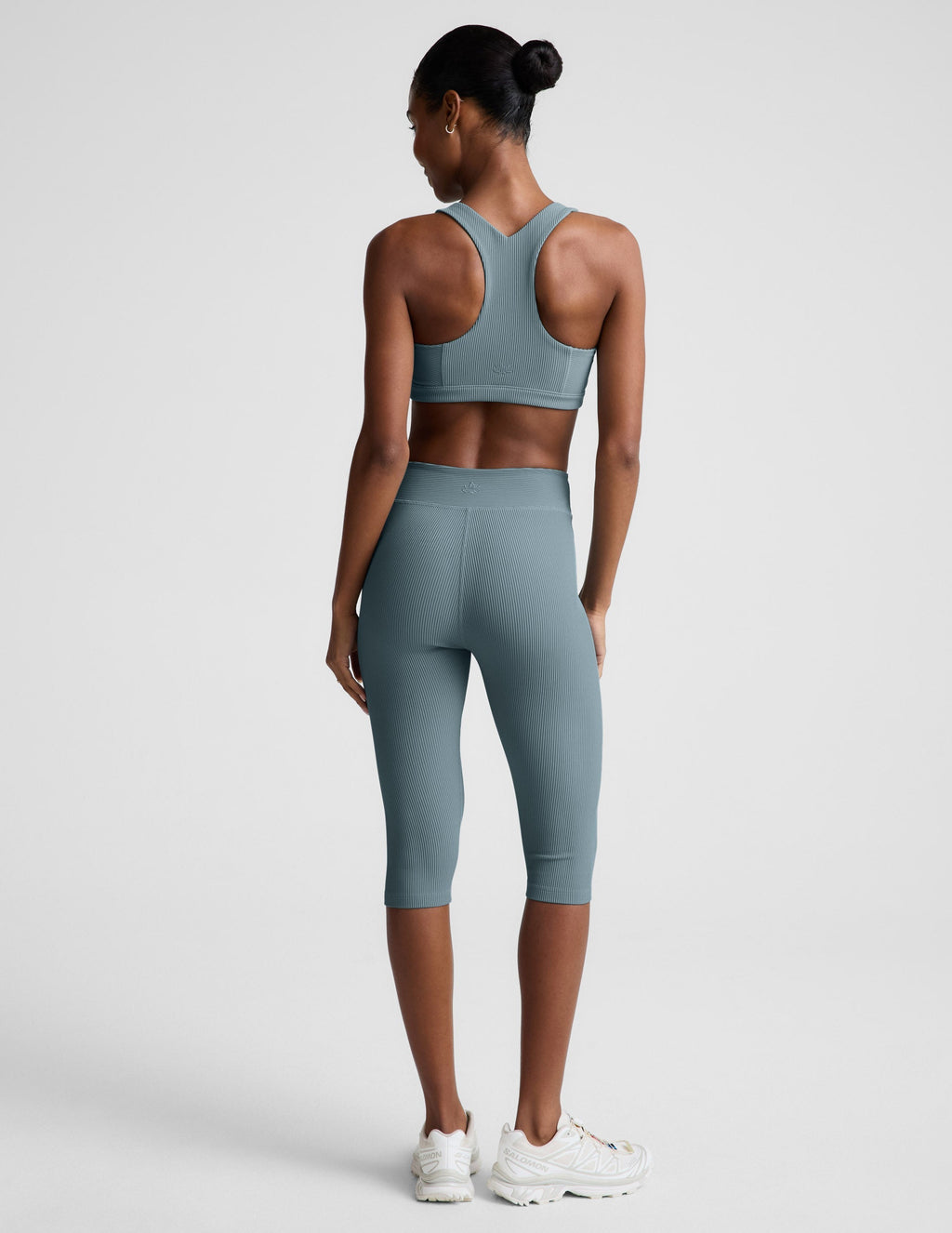 Impulse Ribbed V-Waist Pedal Pusher Legging