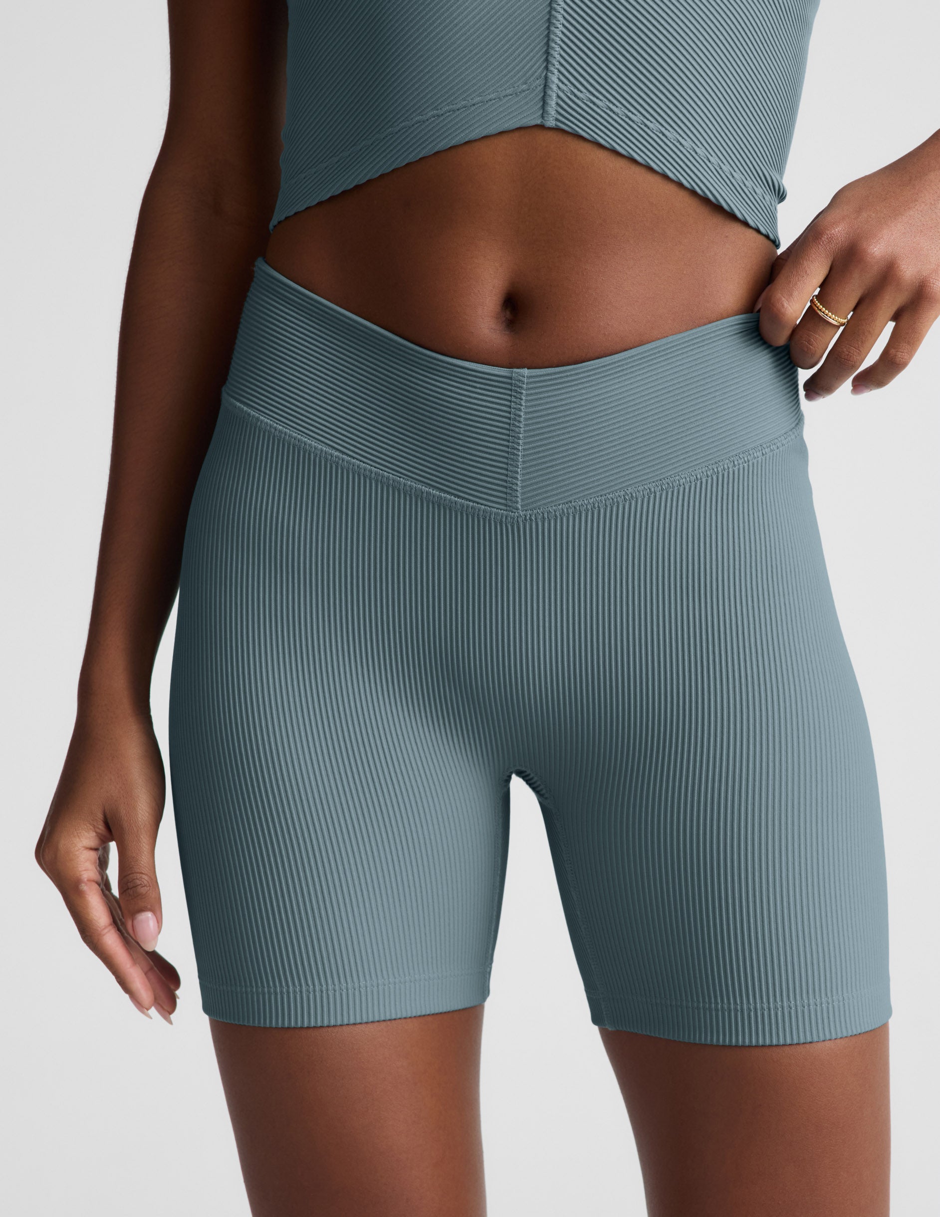 Impulse Ribbed V-Waist 5" Biker Short