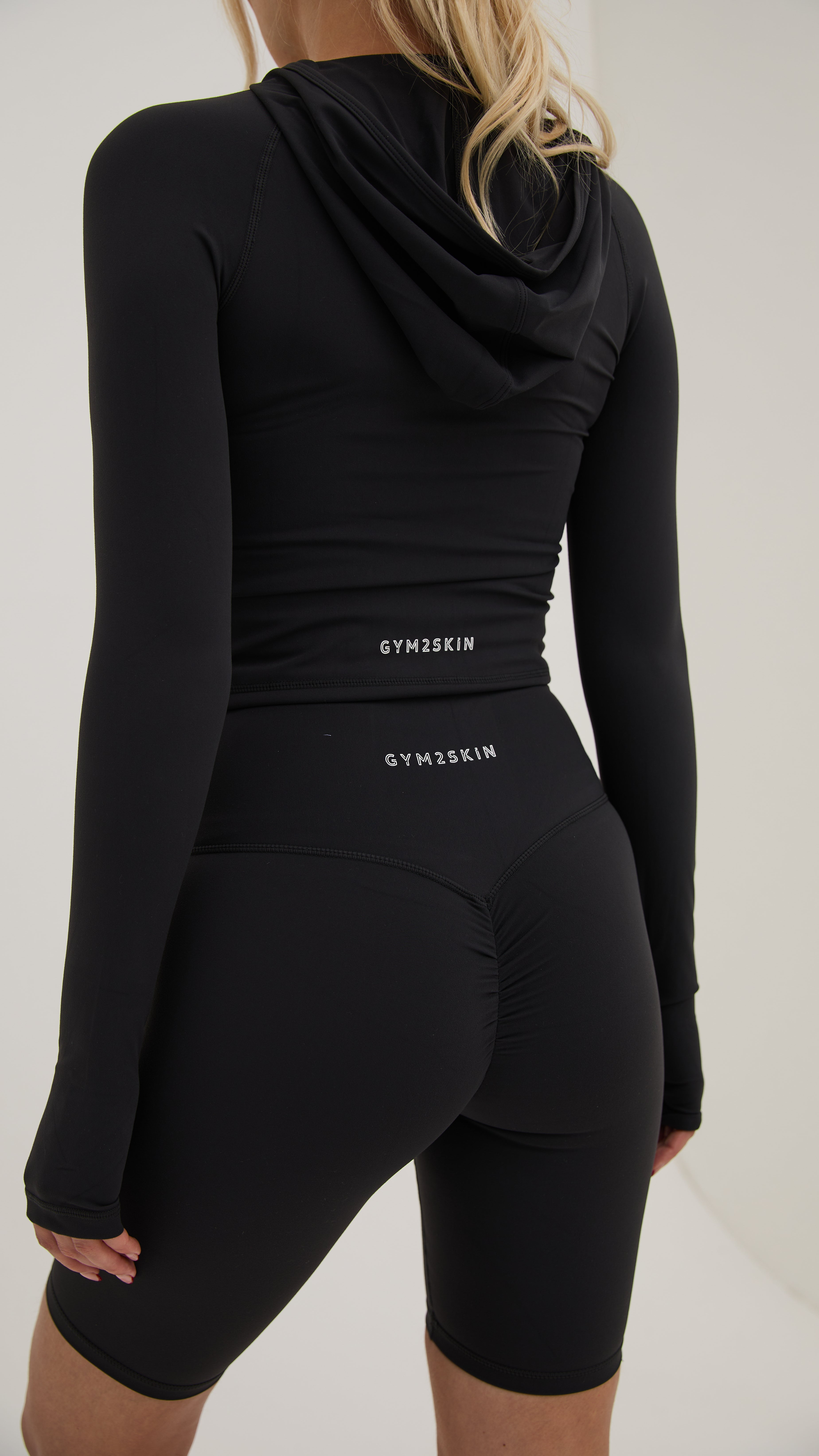 The Capsule Zip Through Hooded Jacket, Black
