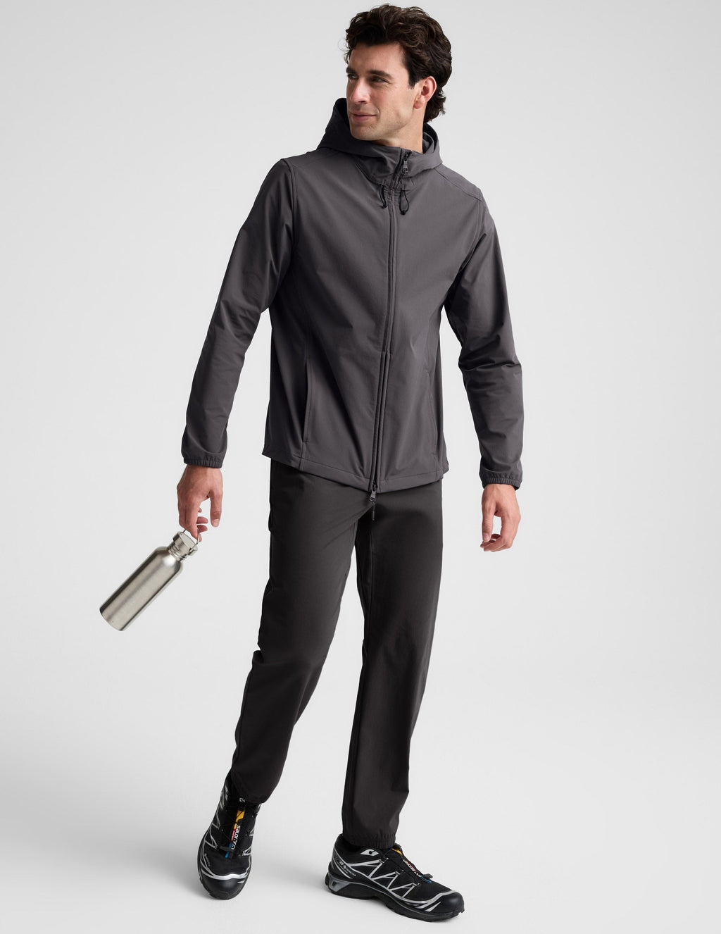 AirLite Men's Hooded Full Zip Jacket