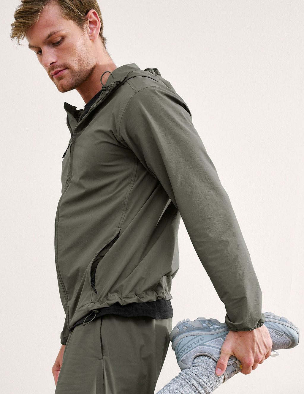 AirLite Men's Hooded Full Zip Jacket