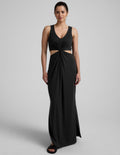 Maxi Around The World Front Twist Dress