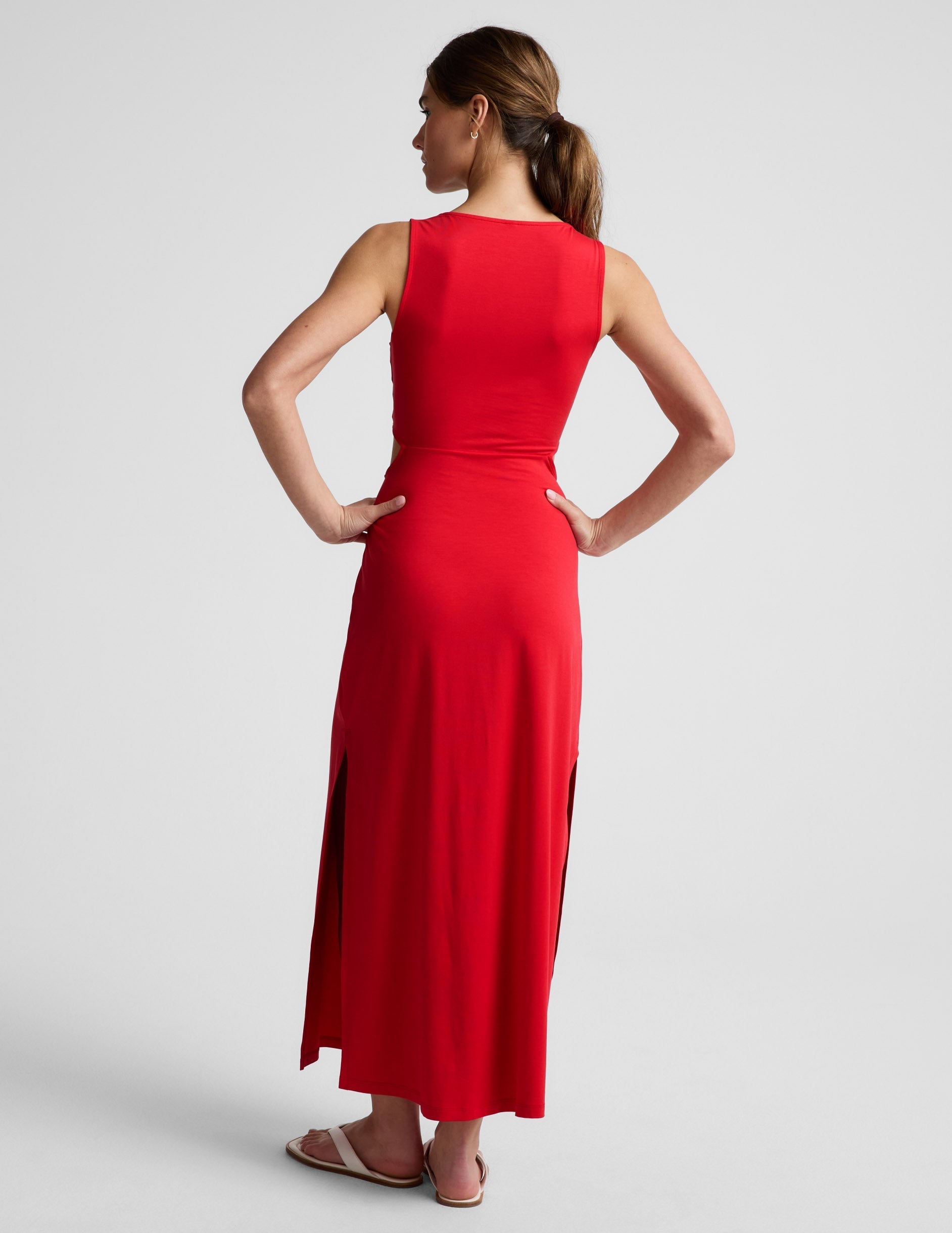 Maxi Around The World Front Twist Dress