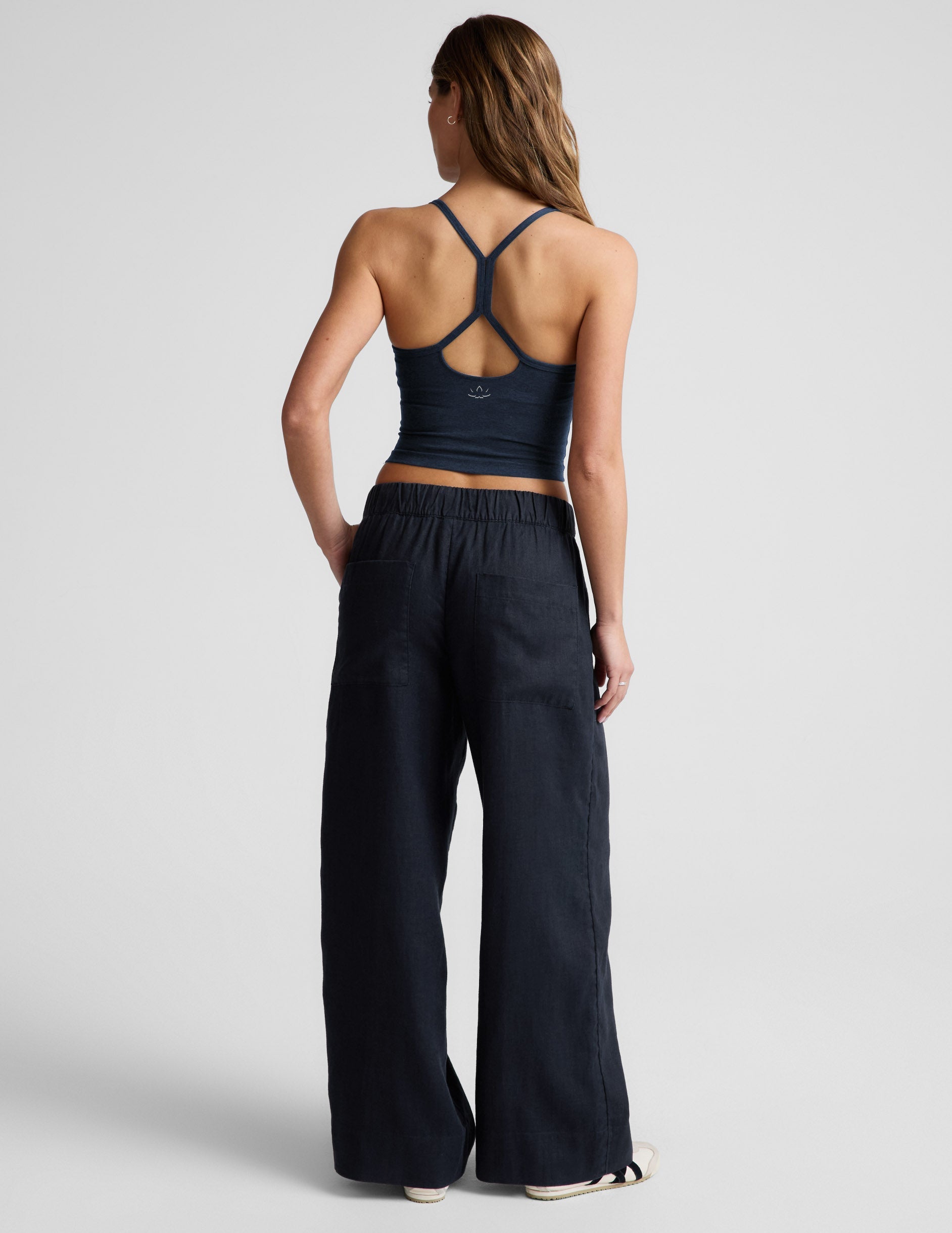 SoftWash Linen Easy Wide Leg Pant 29"