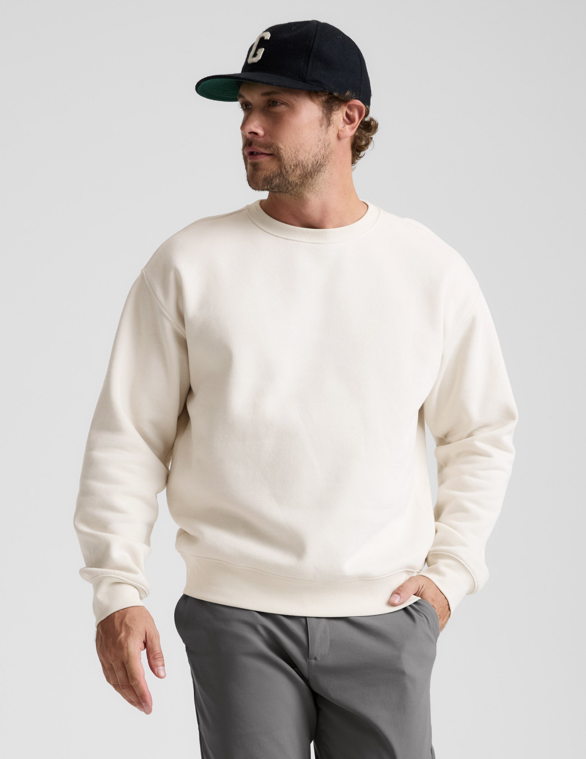 LuxeFleece™ Men's Crewneck Pullover