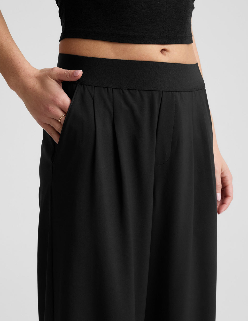 Elasticated Wide Leg Pant 29"