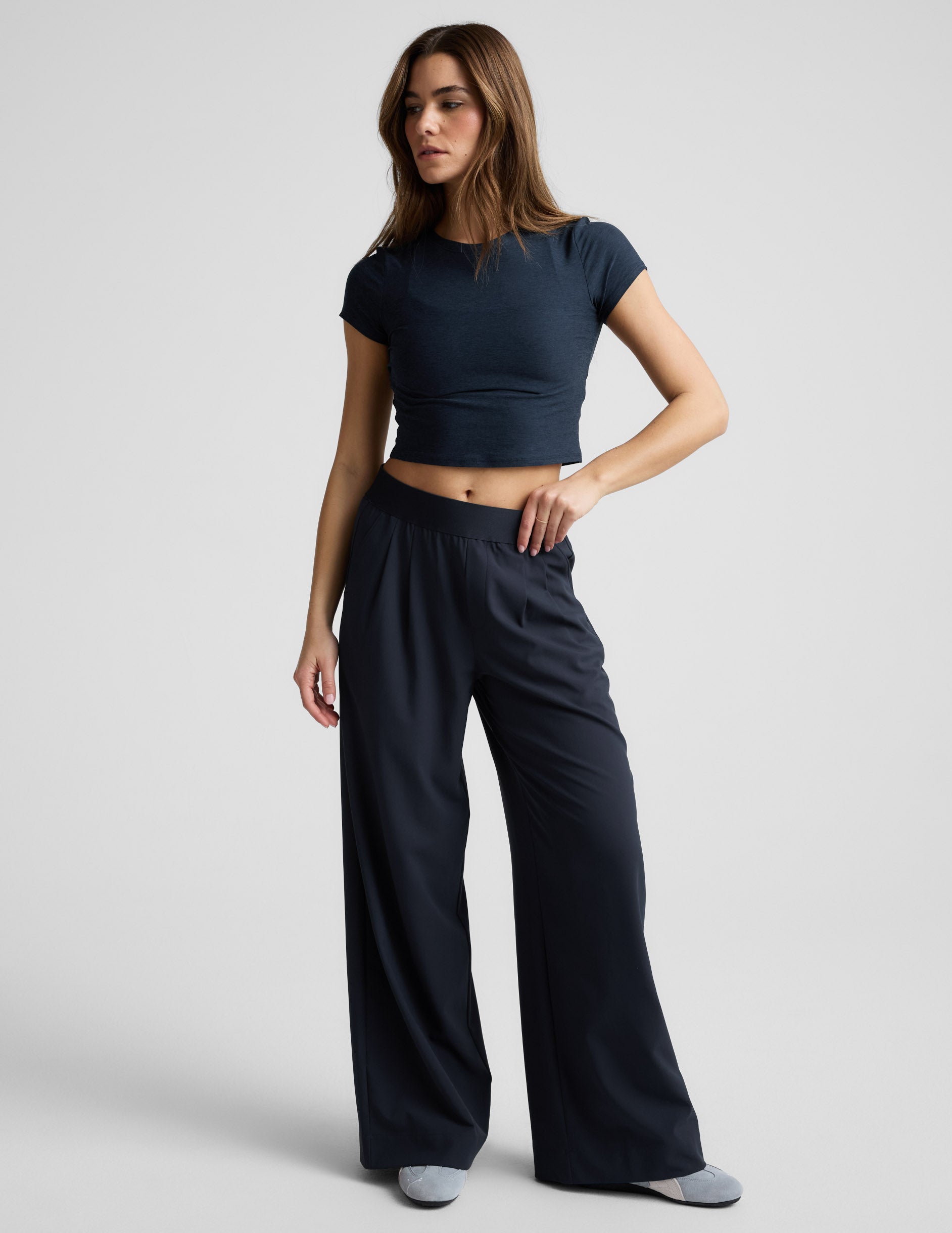 Elasticated Wide Leg Pant 29"