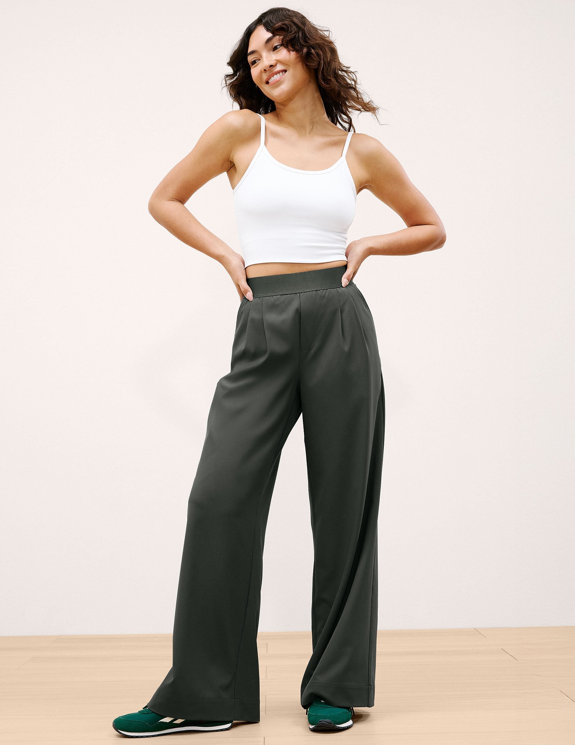 Elasticated Wide Leg Pant 29"