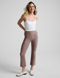 Spacedye™ Pintuck Kick Flare High Waisted Pant