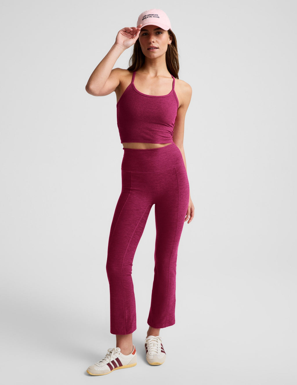 Spacedye™ Pintuck Kick Flare High Waisted Pant