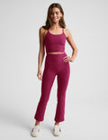 Spacedye™ Pintuck Kick Flare High Waisted Pant