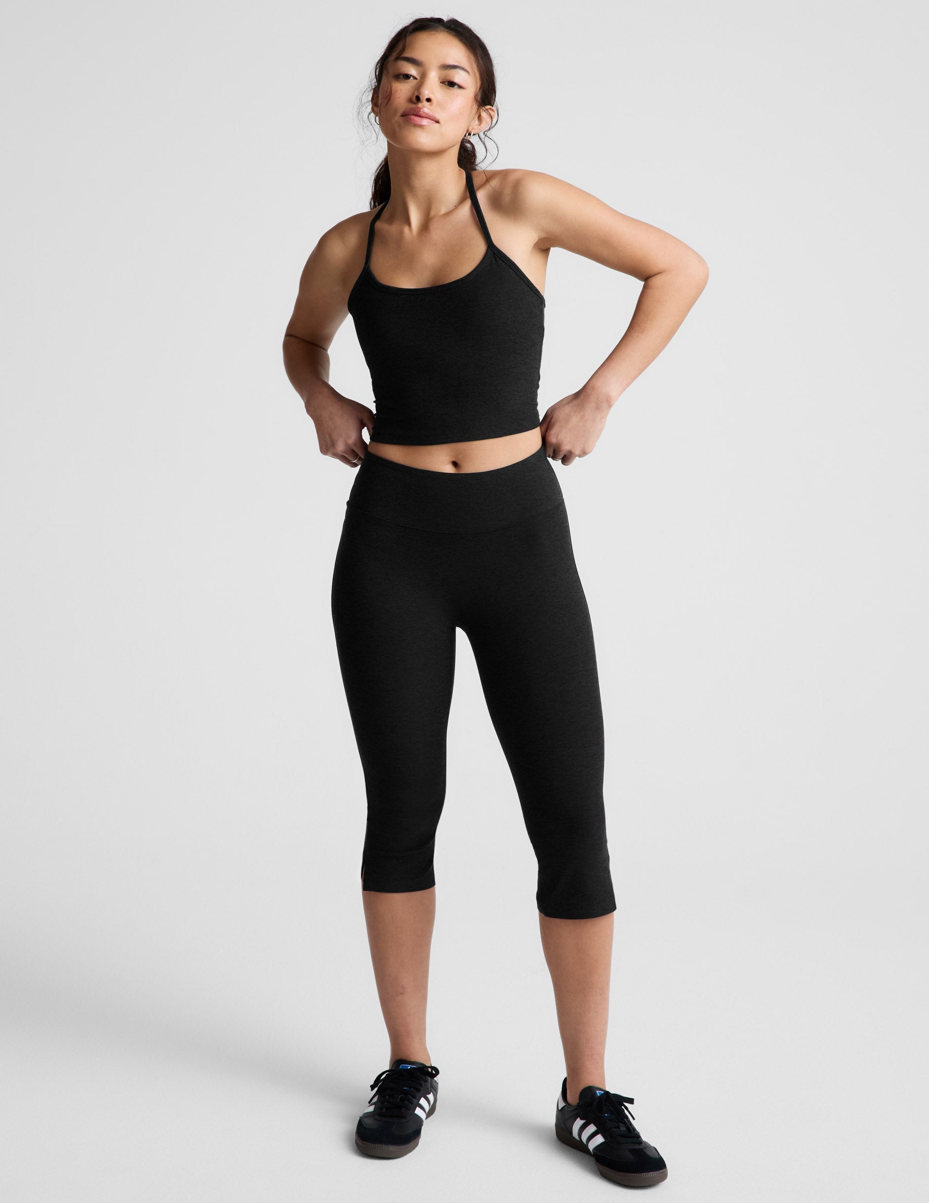 Spacedye™ Mid-Rise Slit Pedal Pusher Legging
