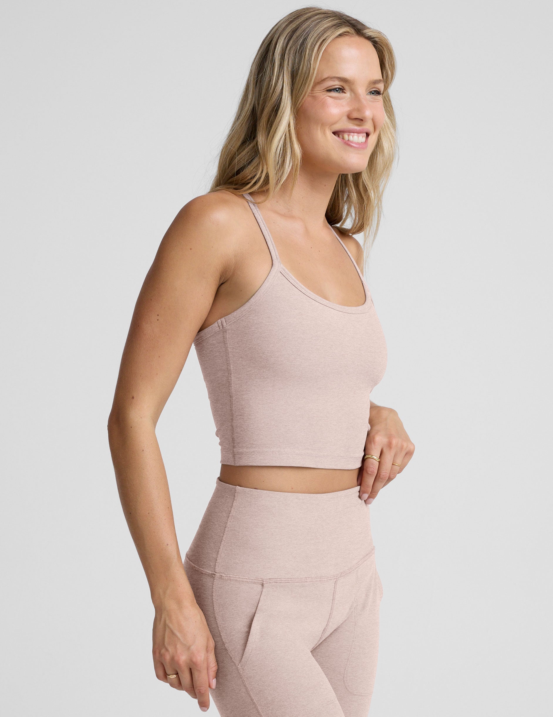 Spacedye™ Slim Racerback Cropped Tank