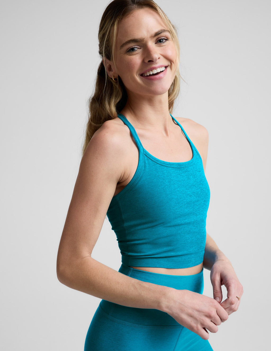 Spacedye™ Slim Racerback Cropped Tank