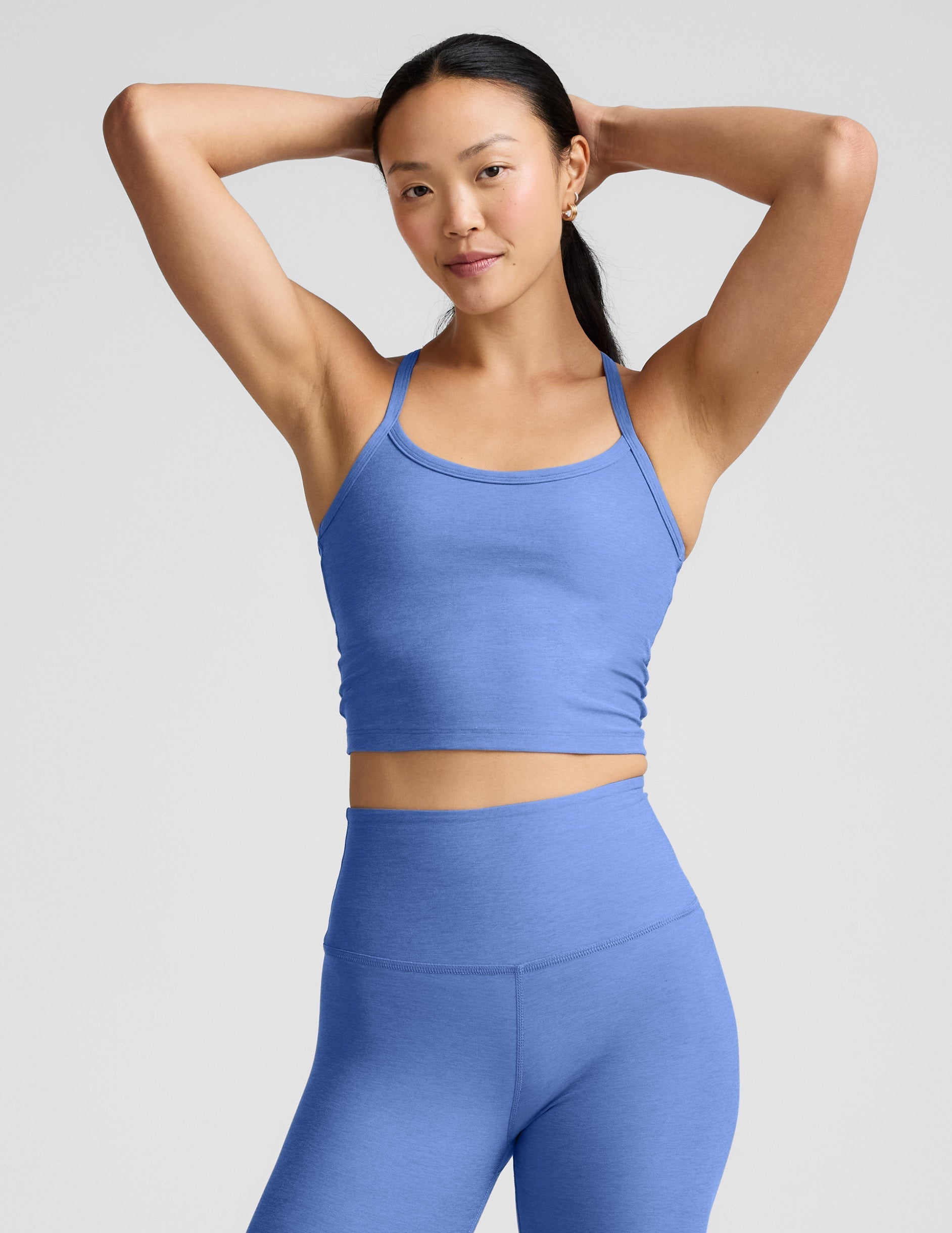 Spacedye™ Slim Racerback Cropped Tank