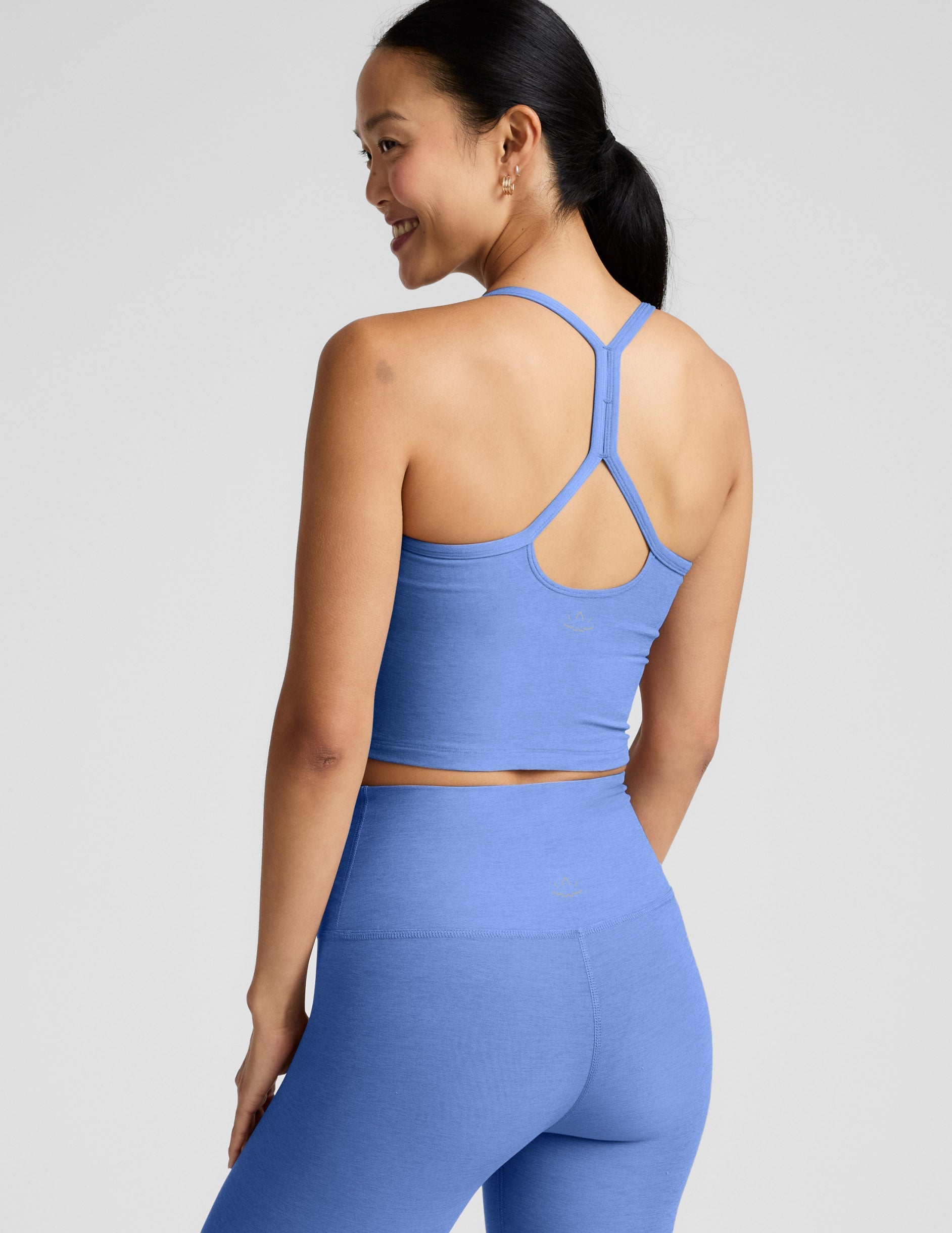 Spacedye™ Slim Racerback Cropped Tank
