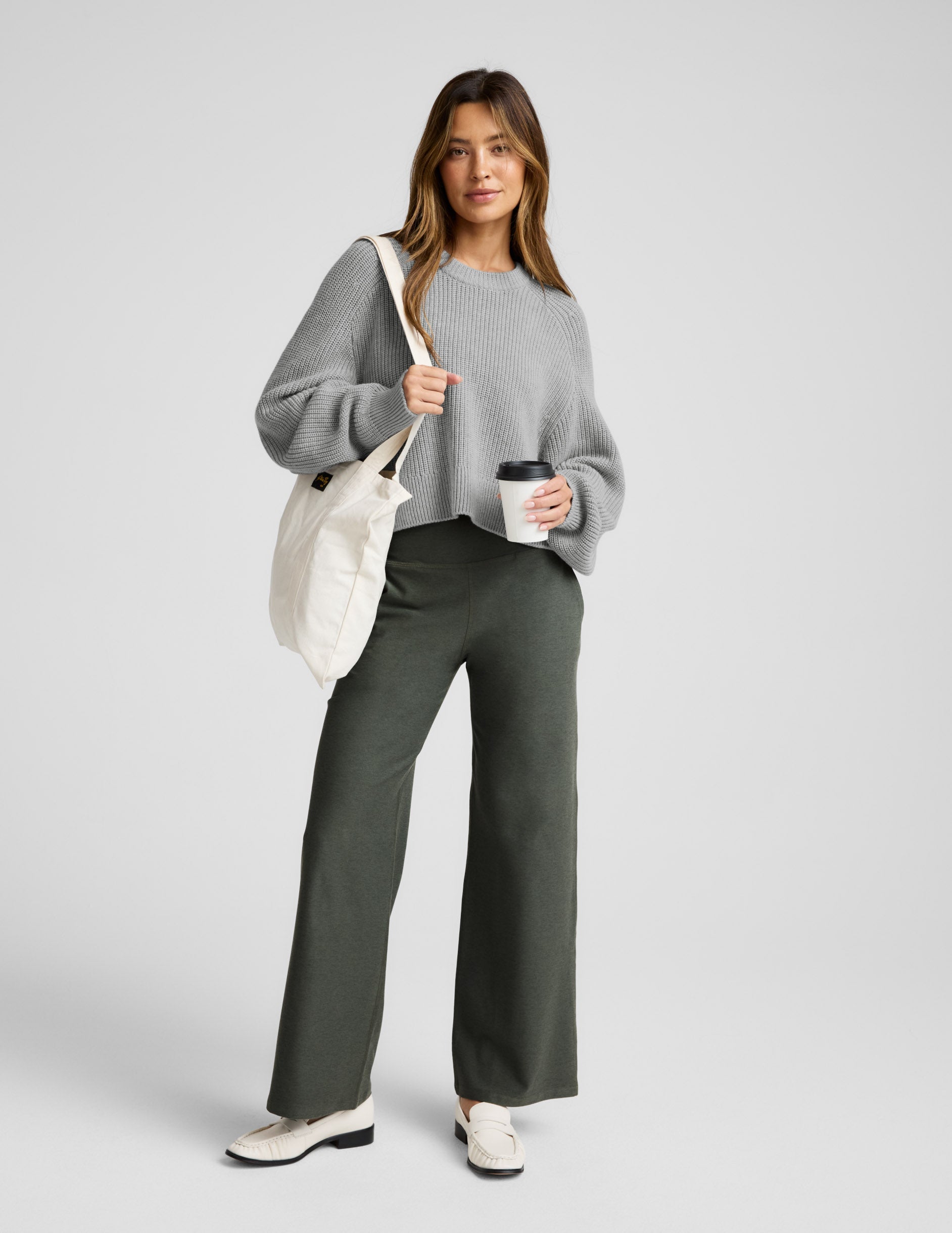Ready For Anywhere Hi Lo Sweater